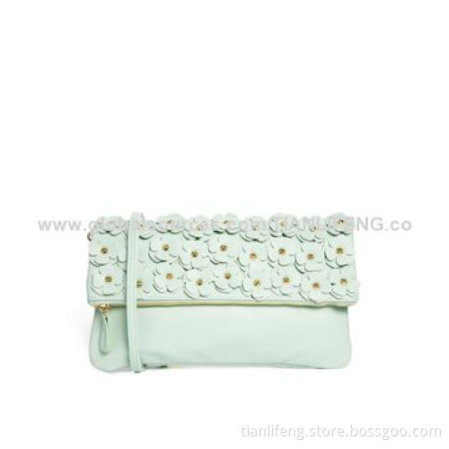 Women's Fashion Leather Wallet with Flower